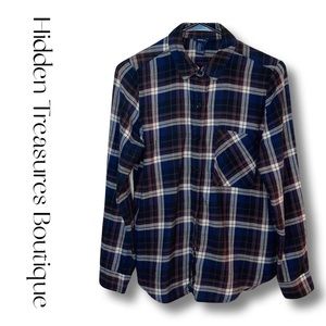 Forever 21: Flannel Button Down